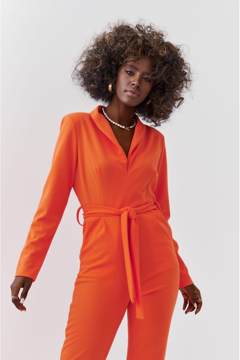 Long sleeve cheap orange jumpsuit